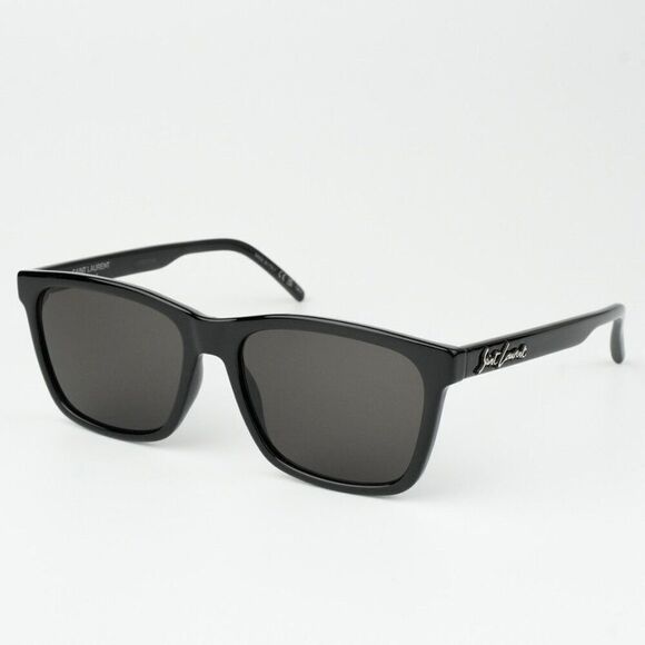 NEW Saint Laurent SL318 001 Black Square Unisex Sunglasses main image 6